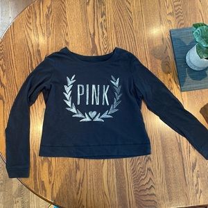 PINK baggy sweater with wide scoop neck